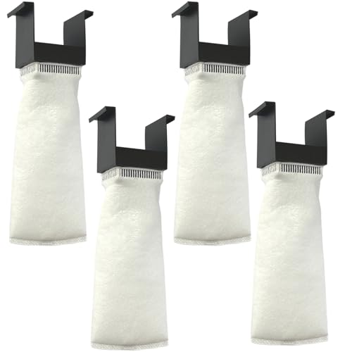 4 Pack 200 Micron Filter Socks - Compatible with Innovative Marine Nuvo Fusion Desktop Aquarium