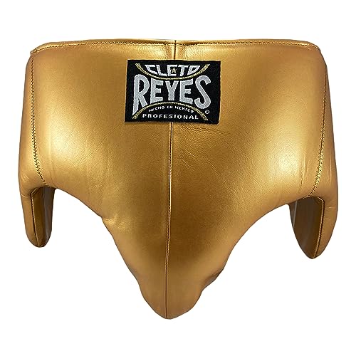 CLETO REYES Kidney and Foul Groin Protector, Boxing Training Equipment, Protective Gear for Men - size: Large, style: Solid Gold