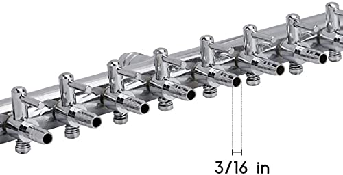 Aquarium Air Valve 10 Way Aquarium Fish Tank Inline Manifold Air Flow Pump Tubing Splitter Lever Control Valve