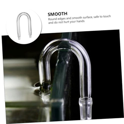 DECHOUS U Shaped Diffuser Connector Tube for Aquarium Glass Regulator Accessory for Fish Tank Practical Replacement for Injection Systems