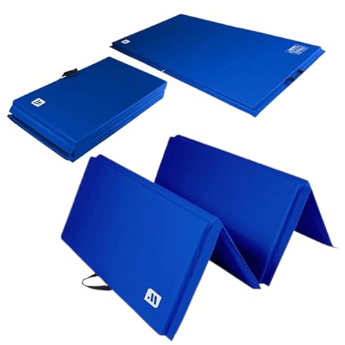 We Sell Mats Folding Exercise Mat - 2" Thick X-Large 4x8' - color: Blue
