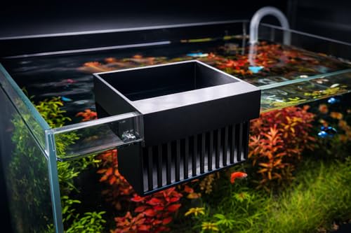 Aquarium Water Change Diffuser - Gentle Flow Designed for Smooth Water Changes (Black, Medium Tank (10-19 gal))