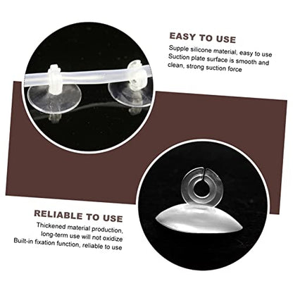 25pcs Aquarium Tubing Holder Cups Airline Clips for Fish Tanks and Aquariums Easy Installation for Air Hose Management