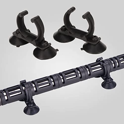 Aquarium Heater Suction Cup Clips, 2 Pieces 3.2cm Plastic Silicone, Strong Suction for Accurate Fixing in Fish Tanks