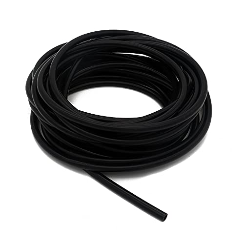 3/16-Inch Professional Flexible Silicone Air Tubing for Aquariums, Terrariums, Hydroponics, 25 Feet