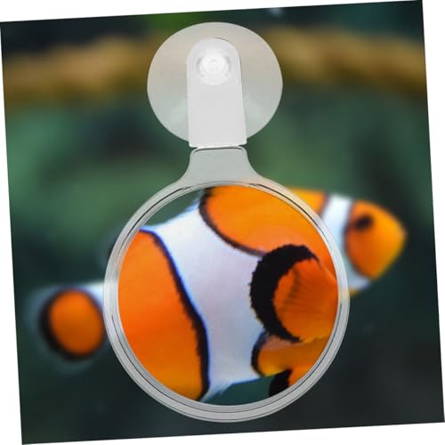 COLLBATH 4pcs Acrylic Glass for Fish Tank and Reptile Observation High Definition Viewer with Cup for -Landscapes and Animals