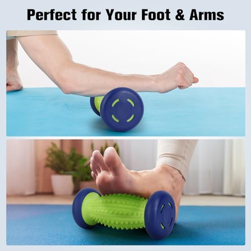 Maliton Massage Ball Set - 3 in 1 - with Foot Roller & Spiky Balls