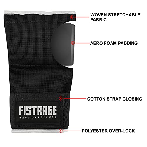 FISTRAGE Speed Ball Boxing Hand Wraps MMA Muay Thai Training Punching Dodge Striking Bag Leather Kit Hanging Swivel Workout Speedball Kicking with Mitt (Black) - color: Black, size: Large-X-Large