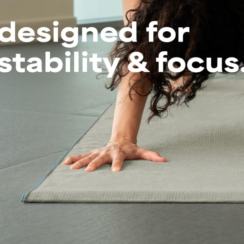 S&T INC. Aura Microfiber Yoga Mat Towel with Grip, 2 Pack, 24" x 72", Grey - color: Grey 2pk