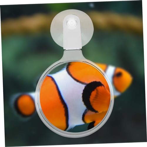 Hemoton Aquarium Glass Cup Microlandscape Viewer for Small Animals and Plants Design Observation Fish Tanks