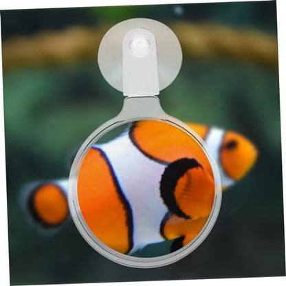 Hemoton Aquarium Glass Cup Microlandscape Viewer for Small Animals and Plants Design Observation Fish Tanks