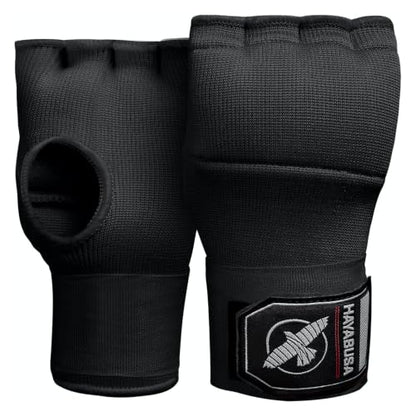 Hayabusa Quick Gel Hand Wrap Boxing Gloves - color: Black, size: Large