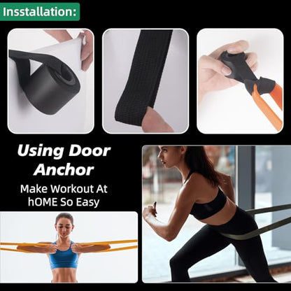 Resistance Bands, Exercise Bands Resistance, Pull Up Bands, Pull Up Assistance Bands, Workout Bands Resistance for Men & Women, Resistance Bands for Working Out, Muscle Training(6 Pcs)
