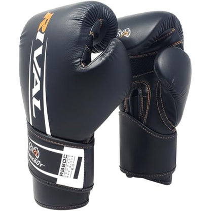 RIVAL Boxing RB60C 2.0 Workout Compact Bag Gloves, Hook and Loop Closure - Ergonomic Fit, Soft Inner Lining, and Pre-Formed Pro Fit - size: Medium