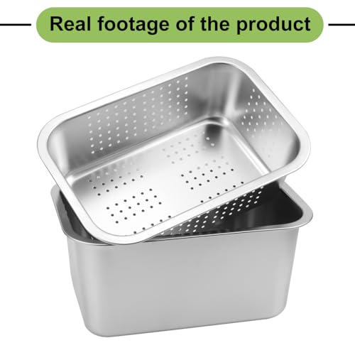 2 Set (4 Pack) Stainless Steel Sprouting Tray, 13 x 9 inches Stainless Steel Germination Trays for Indoor Microgreens, Broccoli Sprouts & Wheatgrass - size: 2 Set Silver