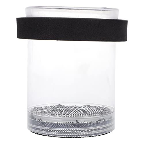balacoo Fish Breeding Box Fish Tank Hatchery Incubator Holder Aquarium Box Round Floating Parenting Box for Shrimp Guppy Fry Clownfish A