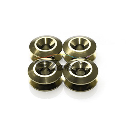 Bronze Bumper Quick Release Fasteners for Car Bumpers Trunk Fender Hatch Lids Kit - color: BRONZE