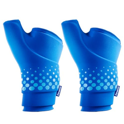 Thumb & Wrist Ice Pack Wrap, Long-Lasting Cold Compression for Recovery | Thickened Gel, Form Fit, Stays Cold Longer, Soft After Freezing, Full Wrap Cooling, Reusable Cold Hot Therapy, Easy On & Off - size: S/M, style: 2 Pack(Blue)