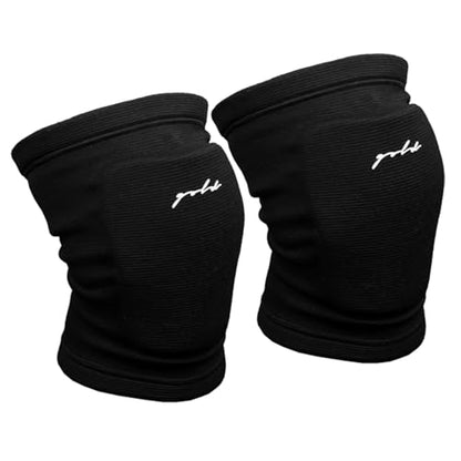 Gold BJJ Knee Pads for Jiu Jitsu, Wrestling, and MMA - Set of 2 (Large) - size: Large