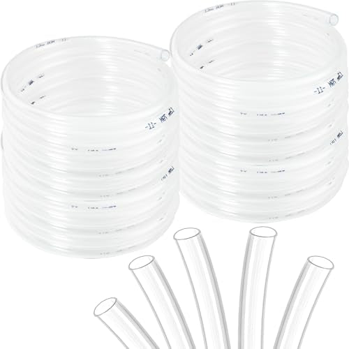 Clear Vinyl Tubing Clear Tubing Clear Hose PVC Tubing (3/4" ID x 1” OD x 10 Feet)