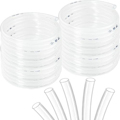 Clear Vinyl Tubing Clear Tubing Clear Hose PVC Tubing (3/4" ID x 1” OD x 10 Feet)