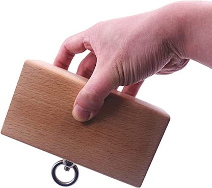 Wooden Pinch Block Grip Workout Climbing Power Grip Forearm Finger Exerciser Strength Training Strengthener Equipment - color: set (as the picture shows)