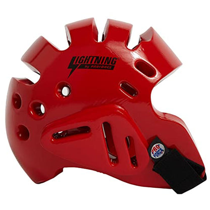 Proforce Lightning Headgear - color: Red, size: Youth