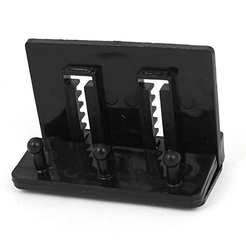 Ruilogod Plastic Aquarium 2 Way Air Hose Pipe Hanger Holder Black (id: 9cd d96 f11 7ea 854