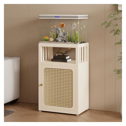 Heavy-Duty 3-Tier Fish Tank Storage Rack, Sturdy Stand for Reptiles & Aquariums, Durable Shelving Unit for Home & Office Use, Ideal for Pet Care & Organization - color: White - Lxw, size: 40x30cm