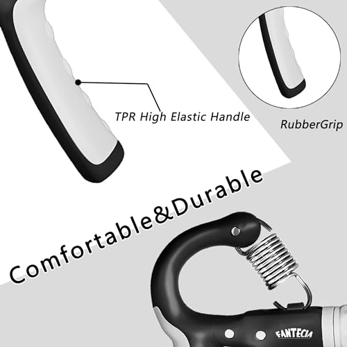 Hand Grip Strengthener for Kids and Youth, Adjustable Resistance Hand Gripper 11-45Lbs, Hand Grips for Strength Training, Stress Relief Grip - color: Black-1 pack