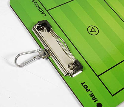 Coaches Board Dry Erase Double Sided Coaches Clipboard with Marker & Eraser for Soccer,Lacrosse Women,Lacrosse,Base Ball,Ice Hockey,Football,Basketball - style: Lacrosse