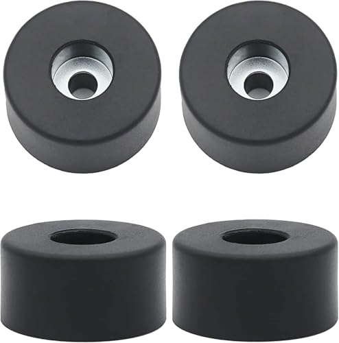 4PCS 192310GS Anti Vibration Rubber Feet with Nuts & Washers - Air Compressor Isolation Pads Compatible with Coleman Powermate 094-0026, Sanborn E106661, Replaces for Briggs & Stratton 192310GS