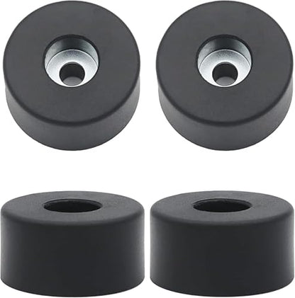 4PCS 192310GS Anti Vibration Rubber Feet with Nuts & Washers - Air Compressor Isolation Pads Compatible with Coleman Powermate 094-0026, Sanborn E106661, Replaces for Briggs & Stratton 192310GS