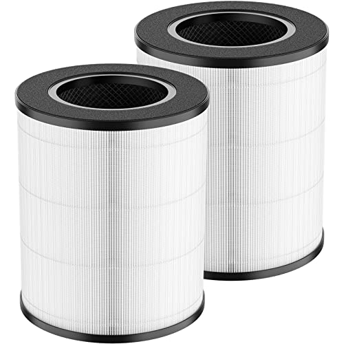 AP-T20 Replacement Filter Compatible with Homedics AP-T20 Air Purifier Filter, 3-in-1 Total Clean Tower Higher Grade Type Filters Replacement for AP-T20WT AP-T20BK, Part#AP-T20FL, 2 Pack - style: AP-T20