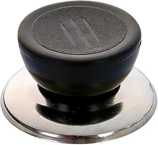 2 Pcs Universal Replaceable Pot Lid Handle Anti-Scald Pot Lid Handle For Wok Steamer, Glass Pot Cover, Pot Cover Top Accessory (Black)