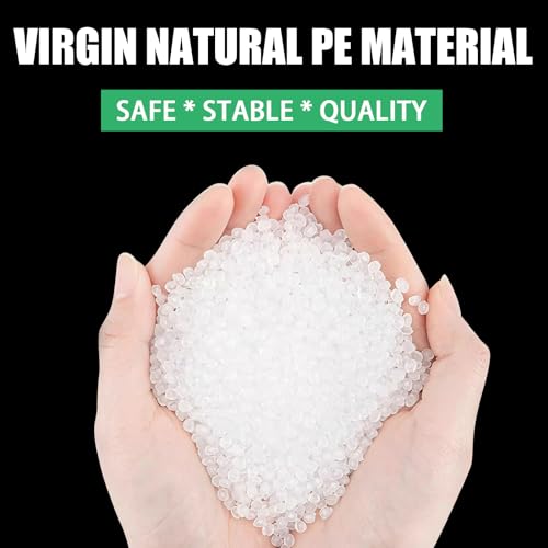 High Density Polyethylene Sheets HDPE Plastic Sheet Board for DIY, Heavy Duty Industry, 1/4" Thick,Size 6" x 6", White Color