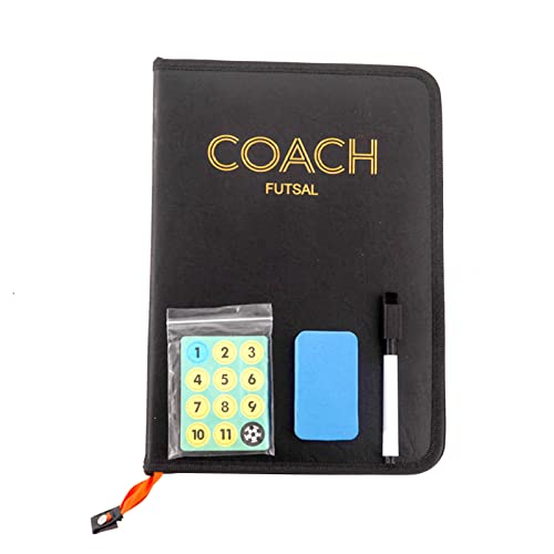 Pure Vie Portable Magnetic Soccer Coaching Board Football Tactics Clipboard | Soccer Strategy Clipboard for Coaches Training and Matches, Dry Erase Whiteboard Football Coach Must Haves with Magnets, Pen - color: 38 Cm X 20 Cm
