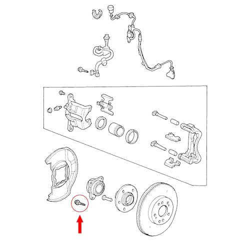 Front Caliper Bracket Bolts Replacement for Select Honda, Acura Models 1990-2018 - 14013, 90107SM4000