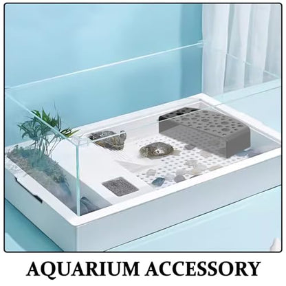 Wakauto 2pcs Shrimp Hide Cave Aquarium Fish Tank Decorations Black Spawning Tube Crayfish Breeding Shelter Aquarium Environment Ornament for Small Fish and Reptiles