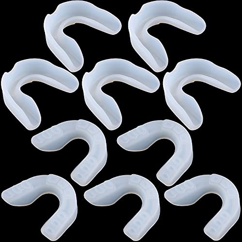 Frienda Adult Mouth Guards for Sports with Case - color: Clear White