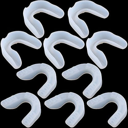 Frienda Adult Mouth Guards for Sports with Case - color: Clear White