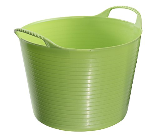 Red Gorilla Medium Flexible Plastic Tub, Toy Storage, Laundry, Gardening & More, 26 Liter/6.8 Gallon, Pistachio - color: Pistachio