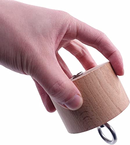 Wooden Pinch Block Grip Workout Climbing Power Grip Forearm Finger Exerciser Strength Training Strengthener Equipment - color: set (as the picture shows)
