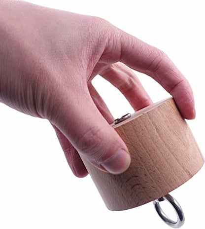 Wooden Pinch Block Grip Workout Climbing Power Grip Forearm Finger Exerciser Strength Training Strengthener Equipment - color: set (as the picture shows)