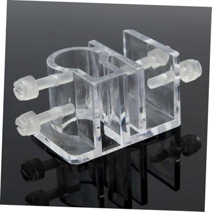 Tube Holder Fish Tank Water Pipe Clamp Acrylic Aquarium Water Clip 4pcs Set Sturdy Easy to Install for Fish Tank Hose Holder