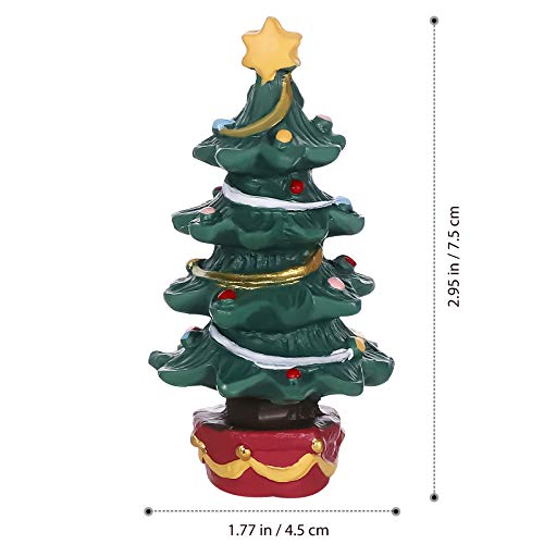 POPETPOP Christmas Aquarium Decoration Creative Resin Oranment Christmas Tree Fish Tank Decoration Fish Tank Tree Aquarium Accessories for Betta