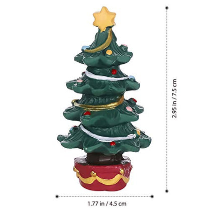 POPETPOP Christmas Aquarium Decoration Creative Resin Oranment Christmas Tree Fish Tank Decoration Fish Tank Tree Aquarium Accessories for Betta