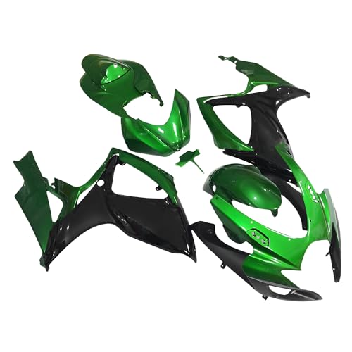 ABS Plastics Fairings Kit Fit for Suzuki 2006 2007 GSXR600 GSXR750 K6 06 07 Injection Mold Bodywork Green Black Body Kits - size: Style 29