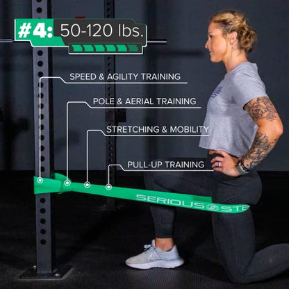 Assisted 41" Pull-Up Band, Resistance & Stretch, Powerlifting & Pull-up Assist Loop (Single Band) - style: #4 (50-120 lbs)