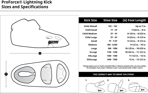 ProForce Lightning Kicks Martial Arts Sparring Shoes/Footgear - color: Silver, size: Medium Big Kid